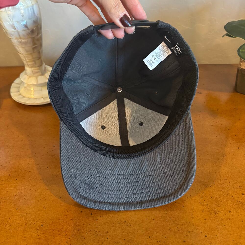 Nike Pro Bishop Gorman Snapback Hat Dark Gray One Size - Picture 4 of 6